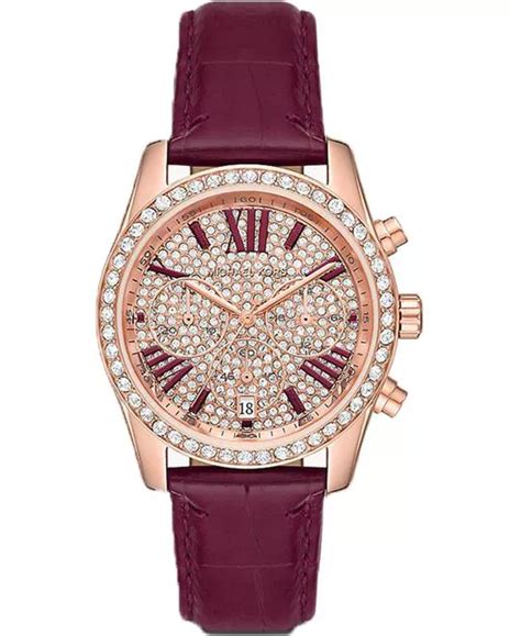 michael kors black watch with rhinestones|Michael Kors lexington lux.